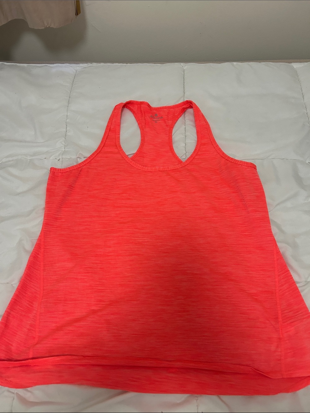 Athleta Women's Neon Coral Racerback Tank Top